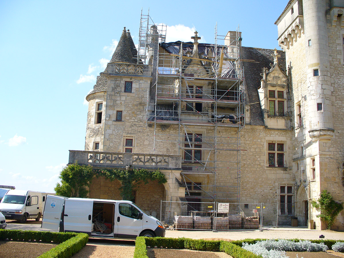 Restauration du Château des Milandes